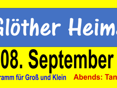 08.09.2018 – Heimatfest 2018 in Glöthe