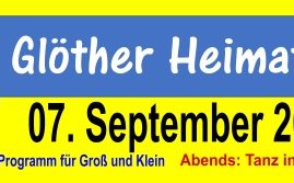 07.09.2019 – Heimatfest in Glöthe