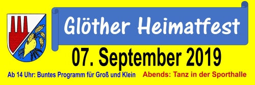 07.09.2019 – Heimatfest in Glöthe