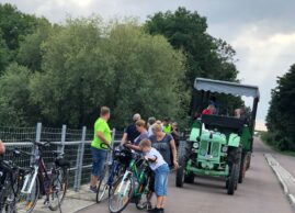 Ilberstedt begrüßt Radfahrer aus Glöthe